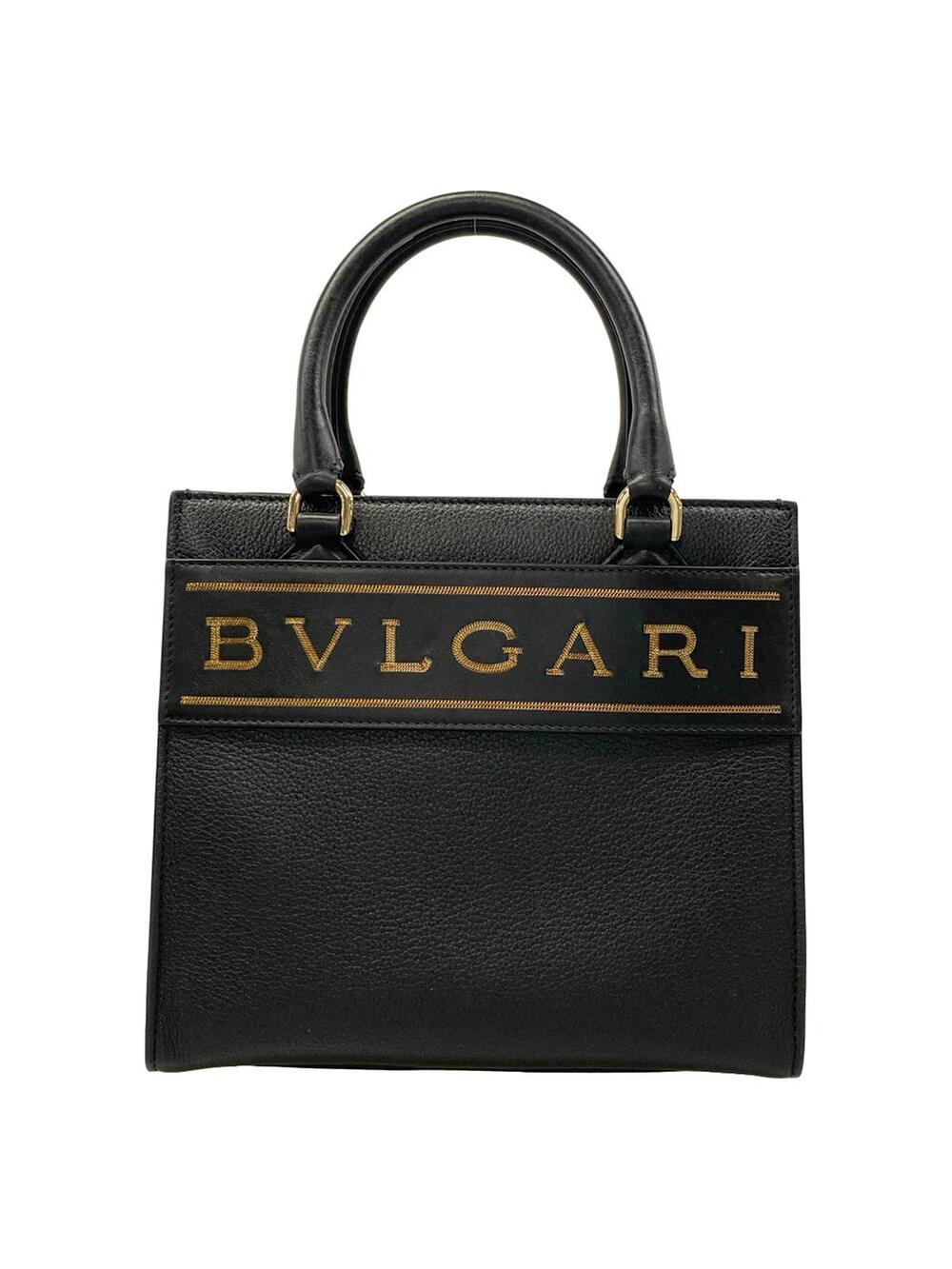 Bvlgari Bulgari Logo Small Tote Black #351012B99B
